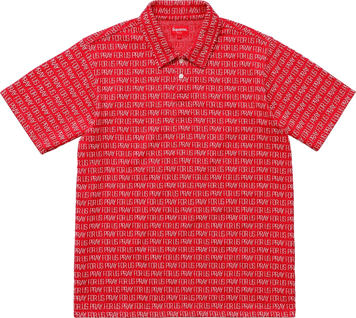 Pray For Us Jacquard Polo view 2